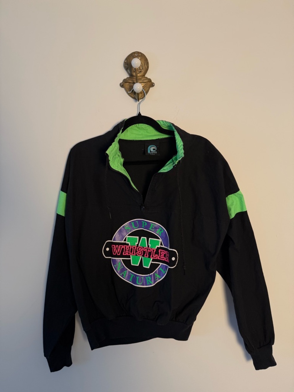 Vintage Pacific Creations retro pullover quarter zip women’s spring jacket